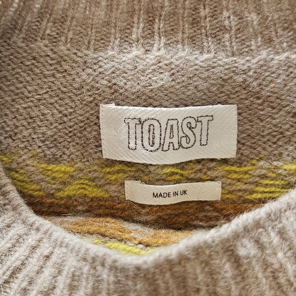 TOAST wool fairisle yoke sweater - Picture 5 of 5